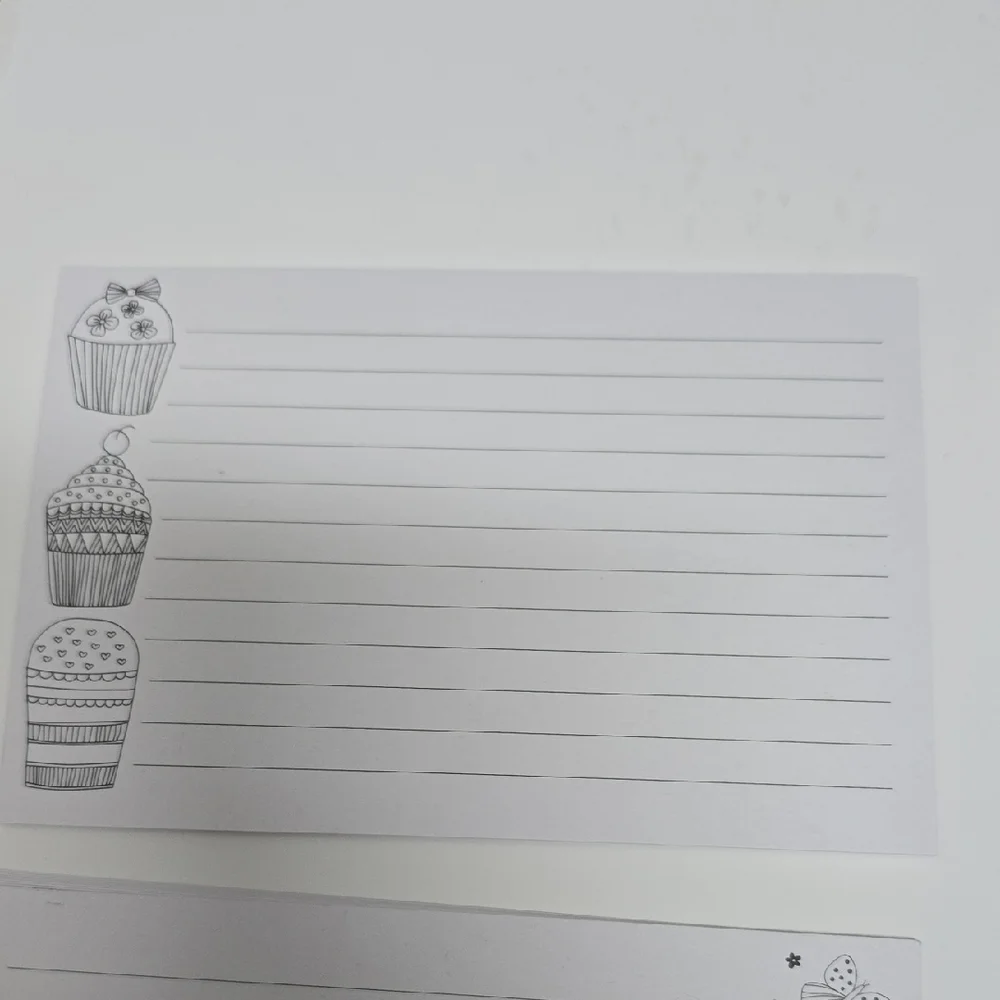 Elegant White Party Note Cards - Set of 45 Cards